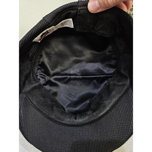 VTG Nike Golf Flat Cap Newsboy Cabbie Hat Large Swoosh - Picture 4 of 14